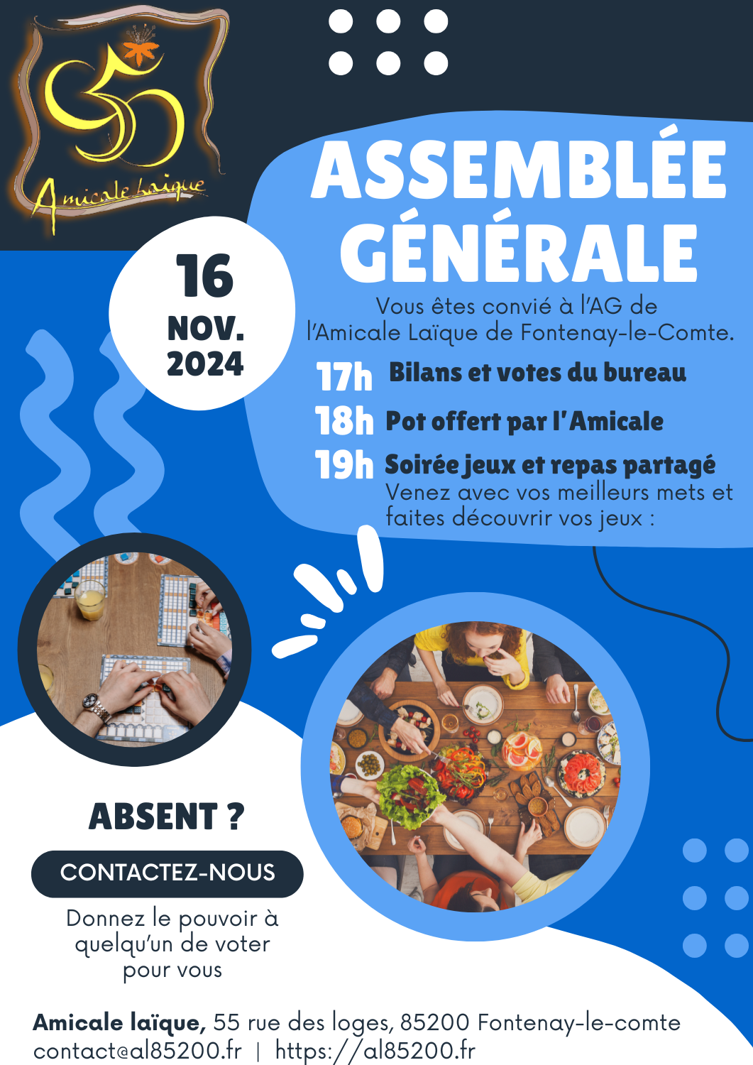 Participez à notre Assemblée Générale !